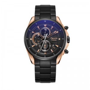 Alexandre Christie AC 6662 Rosegold Black MCBBRBA